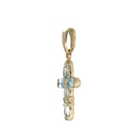  -  - Pendentif Soprana Gioielleria croci in Or Topazio 030626 CROCE TP - 030626 CROCE TP